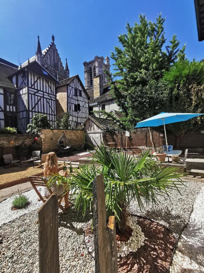 Le Chat De La Cathédrale - Calme - Jardin - Wifi Troyes Exterior foto