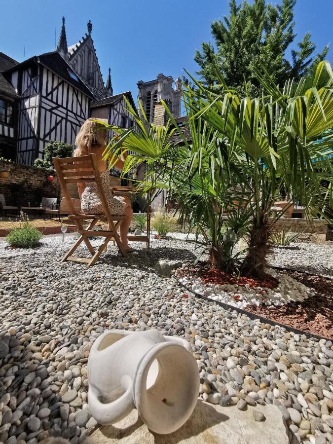 Le Chat De La Cathédrale - Calme - Jardin - Wifi Troyes Exterior foto